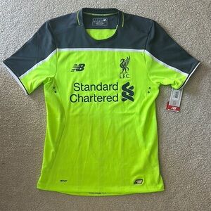 New Balance LFC Neon Green Soccer Jersey 2016/17 Liverpool